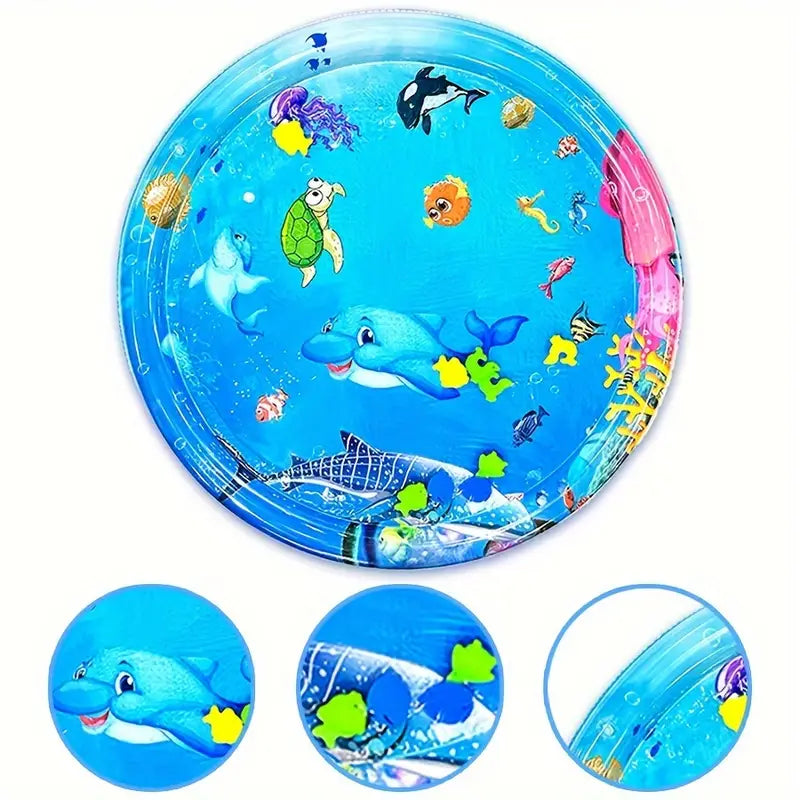 FunBaby Round Dolphin Splash Mat